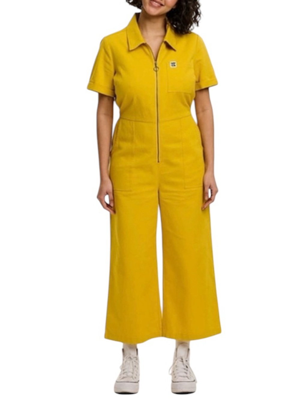 Lucy & Yak | Women’s Yellow Ragan Jumpsuit Plus Size 26